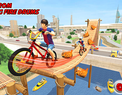 bicycle stunt racing game