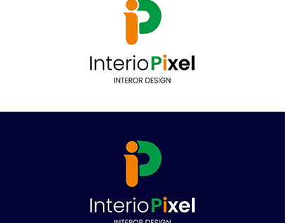 Interio Pixel Logo design