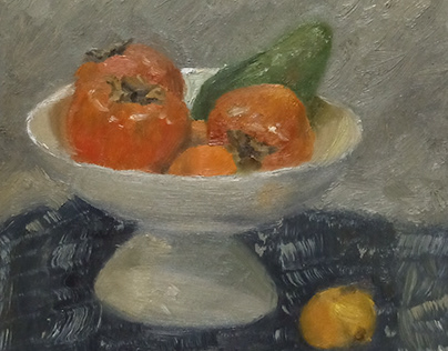 Still Life with Persimmons, 2019