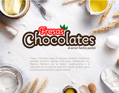 Fresas Chocolates - Diseño de identidad visual