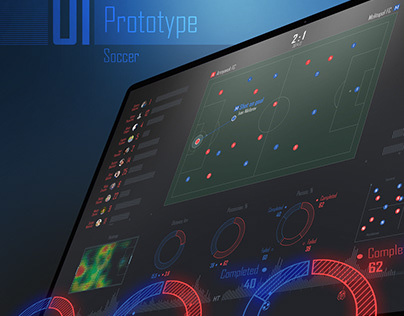 UI prototype. Soccer