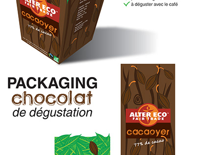 Packaging pour un chocolat bio et équitable