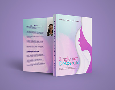 Single not desperate book cover design