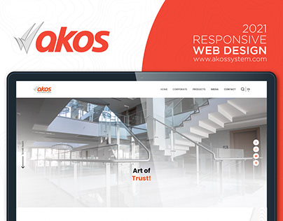 Akos System Responsive Web Sitesi