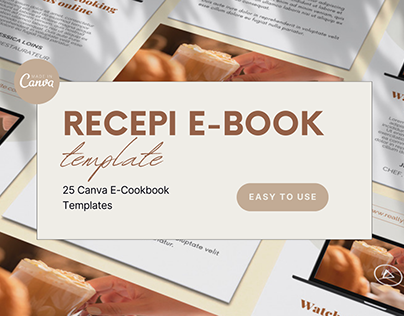 Project thumbnail - Recepi E-Book Canva Template