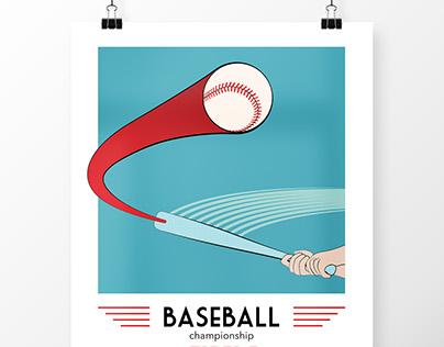 Baseball Poster Design