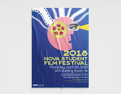 2018 NOVA Student Film Festival Poster