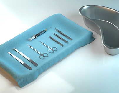 Surgical tools render