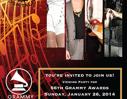 Grammy Viewing Party Invitation