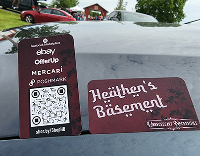 Heathen's Basement Business Cards