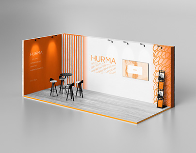 дизайн выставочного модуля для бренда ''HURMA''