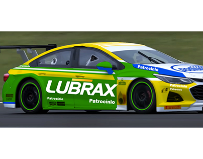Proposta de pintura Lubrax | Podium Stock Car Team