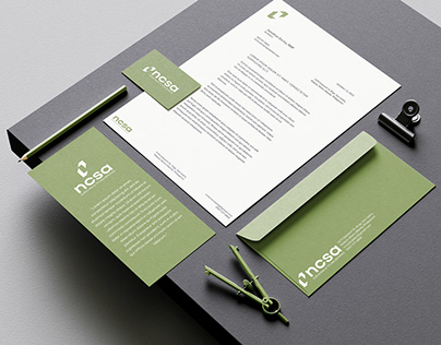 NCSA Surveying & Titling Services Branding Identity