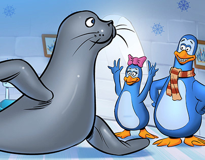 A Kinder Pingui storyboard for SLAVA creative agency