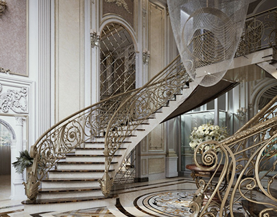 Luxury Villa Entrance