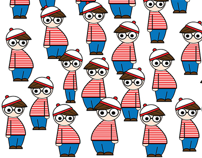 Where's Waldo Postcard