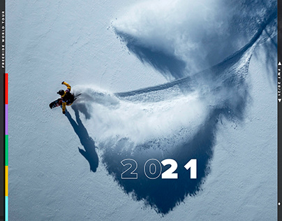 2021 media campaigns of the Freeride World Tour