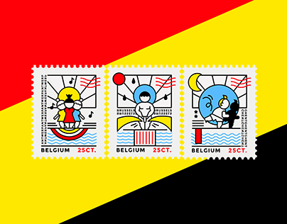 Postage stamps Belgium