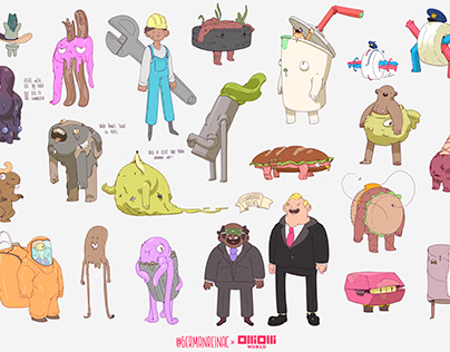 OlliOlli World - Sketchside characters! 🍔