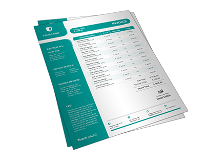 Interactive & Print Invoice and Form