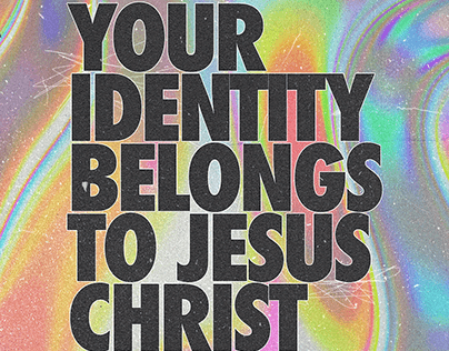 Your identity belongs to Jesus Christ | Poster