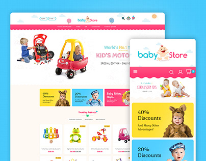 Baby Toys Store – PrestaShop eCommerce Website Template