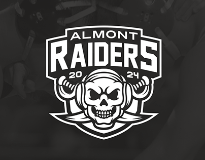 Almont Raiders MASCOT LOGO