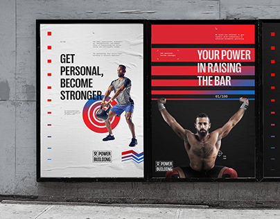 Powerbuilding — Brand Identity for Fitness App and Gym