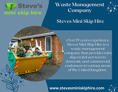 Steves Mini Skip hire - Waste Management Company