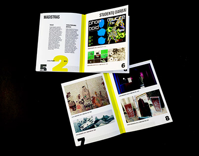 Leaflet for Department of Graphic design in VAA