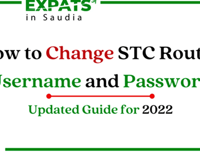 how you can Change STC Router Username and Password