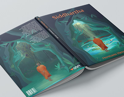 Siddhartha kitap kapağı tasarımı