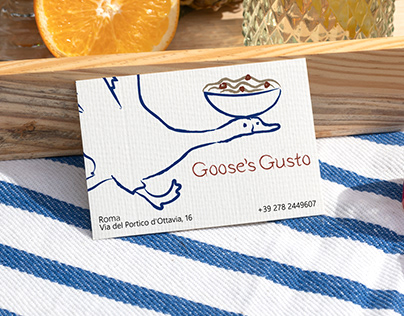 Gooses Gusto | Brand identity of the restaurant