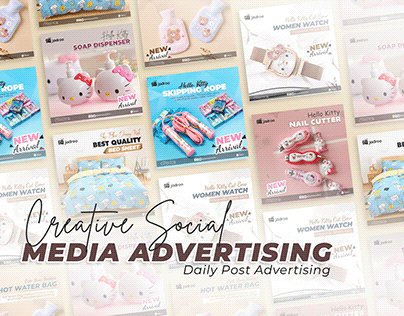 Creative Social Media Adverting Daily Post Design