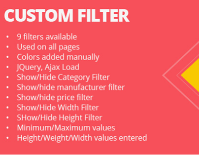 Custom Filter For Virtuemart