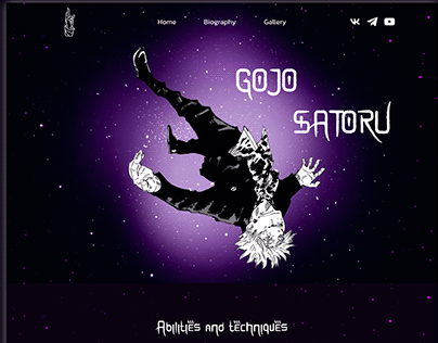 Informational Website about GojoSatoru