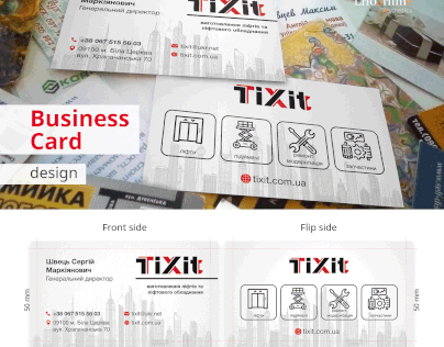 Building company Business card design