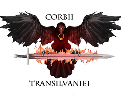 "Corbii Transilvaniei" logo design