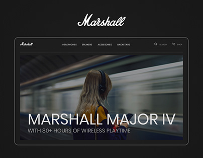 Marshall Promo Page / Redesign