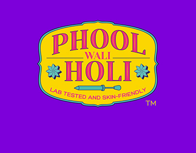 Phool Wali Holi Logotype