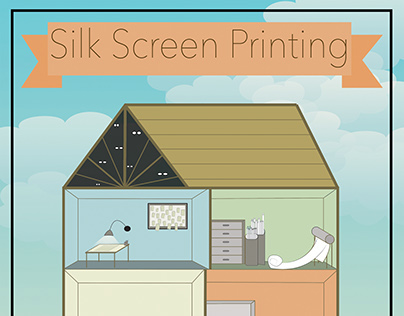 Silk screen printing Infographic