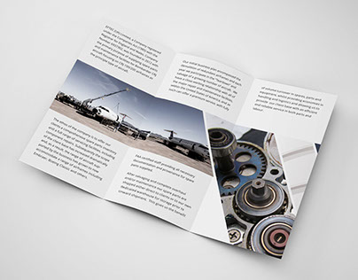 Typography: Trifold brochure