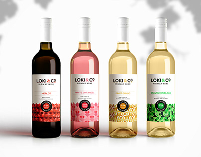 Packaging Design - Low Calorie Wines