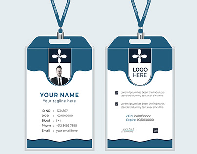 Identity Card Design For Any Company
