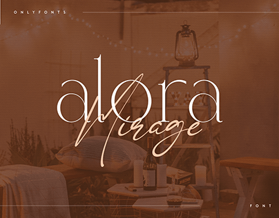 Alora & Mirage - modern font duo