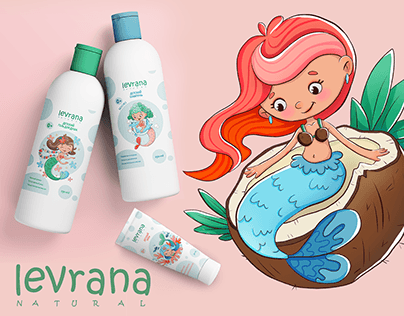 Levrana baby care cosmetics / packaging