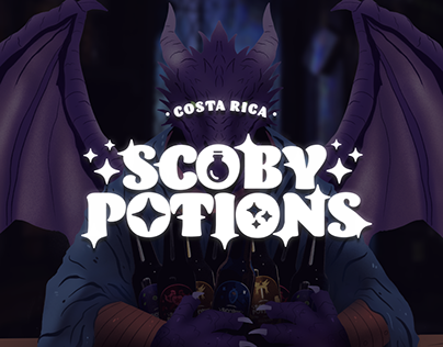 Scoby Potions: Packaging Design