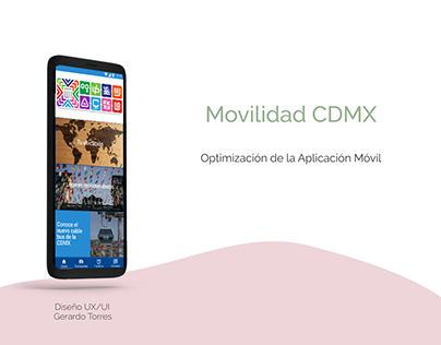 Rediseño de app Movilidad CDMX