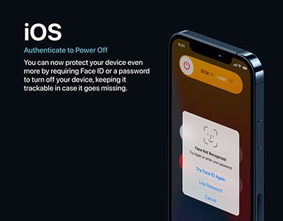 iOS Authenticate to Power Off