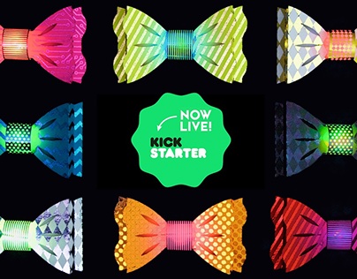 DIY Light-Up Paper Bow-Tie Kits now LIVE on Kickstarter